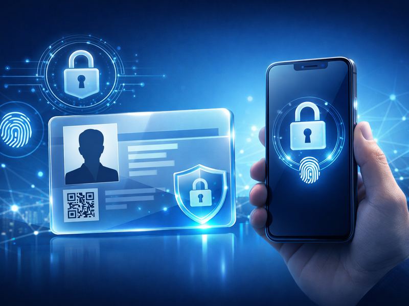Bulgarian Digital Identity eID project interface showing secure authentication system